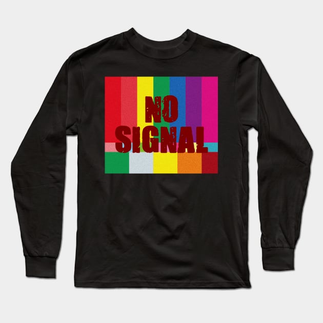 Television - No Signal Long Sleeve T-Shirt by EunsooLee